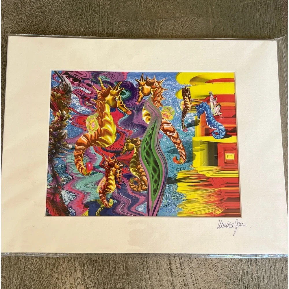 Monika Nolan Original Digital Artwork Matted